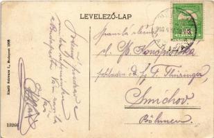 1908 Budapest VI. Andrássy út, Drechsler palota, Dreher sör, Grün és Társa üzlete. Schwarcz L. kiadá...