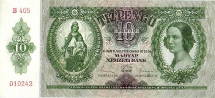 1936. 10P (5x) egymás utáni sorszámokkal T:I