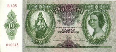 1936. 10P (5x) egymás utáni sorszámokkal T:I