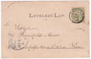 1903 Völgyfalva, Völgyfalu, Zillingtal; Kirche, Herrschaft. Maierhof / templom, uradalom, Franz Biec...