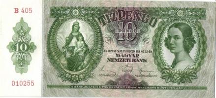 1936. 10P (5x) egymás utáni sorszámokkal T:I