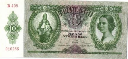 1936. 10P (5x) egymás utáni sorszámokkal T:I