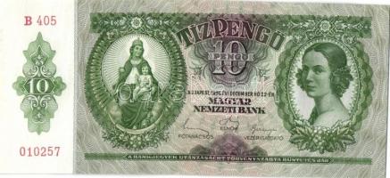 1936. 10P (5x) egymás utáni sorszámokkal T:I