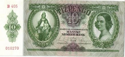 1936. 10P (5x) egymás utáni sorszámokkal T:I