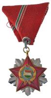 1966. Szocialista Hazáért Érdemrend zománcozott bronz kitüntetés mellszalagon T:XF NMK 711