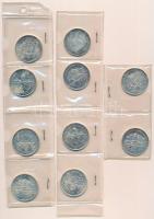 1992. 200Ft Ag "MNB" (10x), eredeti, bontatlan papírzacskóból kiszedve T:UNC patina Adamo ...