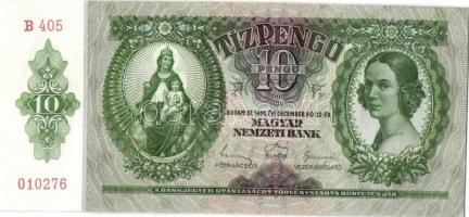 1936. 10P (4x) egymás utáni sorszámokkal T:I