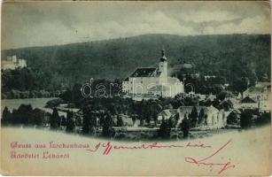 1899 (Vorläufer) Léka, Lockenhaus; Kirche / templom / church (EK)