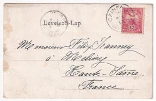 1905 Cinfalva, Siegendorf; Zuckerfabrik / cukorgyár / sugar factory. Art Nouveau, floral (gyűrődések...