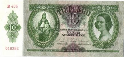 1936. 10P (5x) egymás utáni sorszámokkal T:I