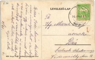 Szolyva, Svalava, Svaljava, Szvaljava, Svaliava; Falepároló rt. fűrésze. Berger Jenő kiadása / sawmi...