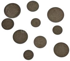 Svájc 1968-1990. 1/2Fr Cu-Ni (3xklf) + 1968-1975. 5Fr Cu-Ni (2xklf) + 1969. 1Fr Cu-Ni (3xklf) + 1969...