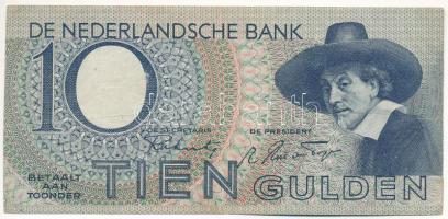 Hollandia 1943. 10G 9 AZ 039194 T:F Netherlands 1943. 10 Gulden 9 AZ 039194 C:F Krause P#59