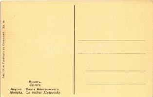 Alupka, Aloupka; Le rocher Aivasovsky