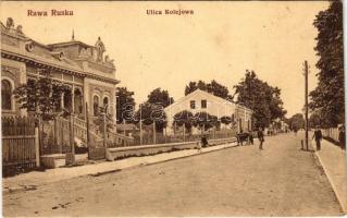 1915 Rava-Ruska, Rawa Ruska; Ulica Kolejowa / Railway Street (fl)