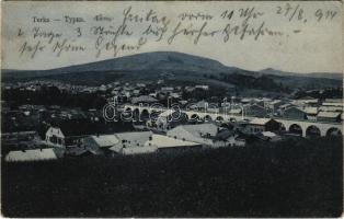 1914 Turka, general view, railway bridge (EK)