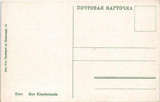 Kiev, Kiew, Kyiv; Rue Krechtchatik / street view, tram, shops