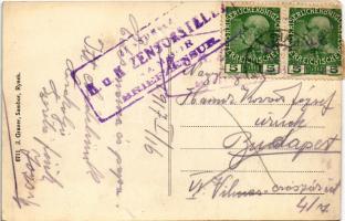 1916 Sambir, Szambir, Sambor; Sokol gebäude / Gmach Sokola / Sokol building (EK)