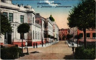 Ivano-Frankivsk, Stanislawów, Stanislau; Ul. Jachowicza / Jachowiczagasse / street view (EK)