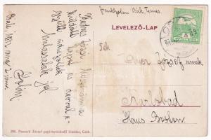 1912 Csák, Csákova, Ciacova; M. kir. állami elemi iskola. Deutsch József kiadása / school (Rb)