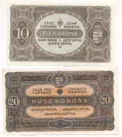1920. 10K + 20K T:F szép papír