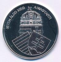 DN "Nemzetünk nagyjai - Báthory István" kétoldalas Ag emlékérem tanúsítvánnyal (10,37g/0,9...
