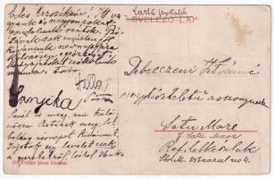 Nagyszalonta, Salonta; Kossuth utca, Vendéglő a Zöld fához, Patócs János üzlete és saját kiadása / s...