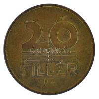 1948. 20f Cu-Al "citromsárga" Artex veret T:UNC,AU patina Adamo F4