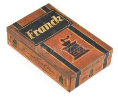 cca 1940 Franck kávé Brassó fém doboz 10x16 cm