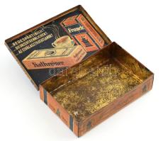cca 1940 Franck kávé Brassó fém doboz 10x16 cm