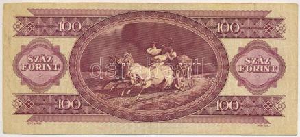 1984. 100Ft "Fekete (János)" a Nemzeti Bank elnökhelyettesének tollas aláírásával T:F
Ada...