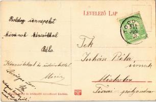 1911 Toporc, Toporec; Paplak, Fogyasztási szövetkezet üzlete és saját kiadása / parsonage, cooperati...