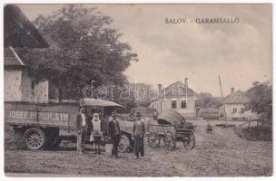 1938 Garamsalló, Garam-Kis-Salló, Salov; Braun József és fia lévai sörnagykereskedők teherautója / truck of Levice beer wholesalers / Josef Braun a Syn Velkoobchod pivom (EK)