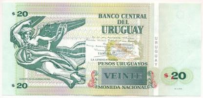 Uruguay 2011. 20P T:F szép papír
Uruguay 2011. 20 Pesos C:F fine paper
Krause P#86b