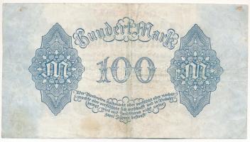Németország / Weimari Köztársaság 1922. 100M T:F folt
Germany / Weimar Republic 1922. 100 Mark C:F ...