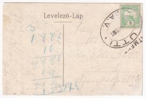 Jókút, Kutti, Kúty; Római katolikus iskola és templom, fogyasztási szövetkezet üzlete / church and s...