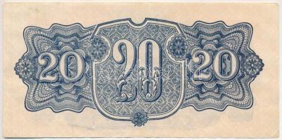 Csehszlovákia 1944. 20K "CA 427052" T:F apró folt, egyébként szép papír
Czechoslovakia 19...