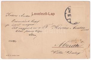 1911 Arad, Aradi termény- és áruraktár r.-t. raktártelepe. Bloch H. kiadása / crops and goods wareho...