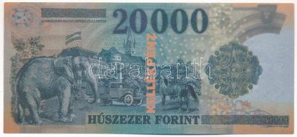 1997. 100.000Ft kellékpénz eltérő oldalakkal T:AU