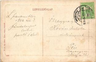1912 Liptószentmiklós, Liptovsky Mikulás; Úri utca, Lerchenfeld Gyula és Maczner Ignác üzlete. W.L. ...