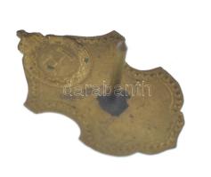 ~1930. "HR (Hadirokkant)" bronz jelvény "Honsz. (Hadirokkantak, Hadiözvegyek és Hadiá...