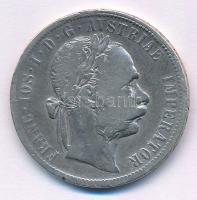 Ausztria 1881. 1Fl Ag "Ferenc József" T:F patina Austria 1881. 1 Florin Ag "Franz Joseph" C:F patina Krause KM#2222