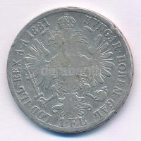 Ausztria 1881. 1Fl Ag "Ferenc József" T:F patina Austria 1881. 1 Florin Ag "Franz Jos...