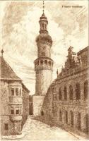 Sopron, várostorony s: Sebesta F.
