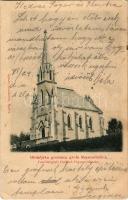 1905 Nekcse, Nasice; Gróf Pejacsevich kastély családi sírboltja. Ignácz Novakovic kiadása / Obiteljska grobnica grofa Pejacsevich-a / Familiengruft Gräflich Pejacsevich'sche / family tomb of the castle (szakadás / tear)