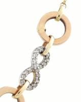 14 k arany (Au) nyaklánc köves medállal. Jelzett. br 5,5 g