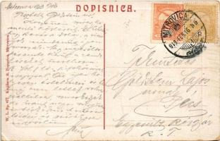 1916 Szávaszentdemeter, Mitrovice, Mitrovitz an der Save, Sremska Mitrovica; Trg. Khuena Héderváry /...