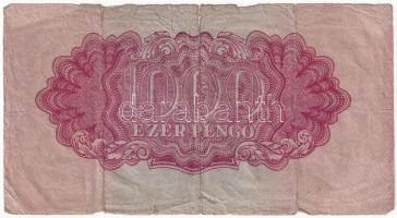 1944. 1000P "A Vörös Hadsereg Parancsnoksága" "TP 339706" T:VG beszakadások, kis...