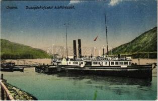 Orsova, Dunagőzhajózási kikötő, gőzhajó / port, steamship