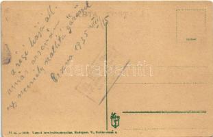 Orsova, Dunai hajóállomás, gőzhajó. Vasúti levelezőlapárusítás 21. sz. 1918. / Donau-Schiffstation /...